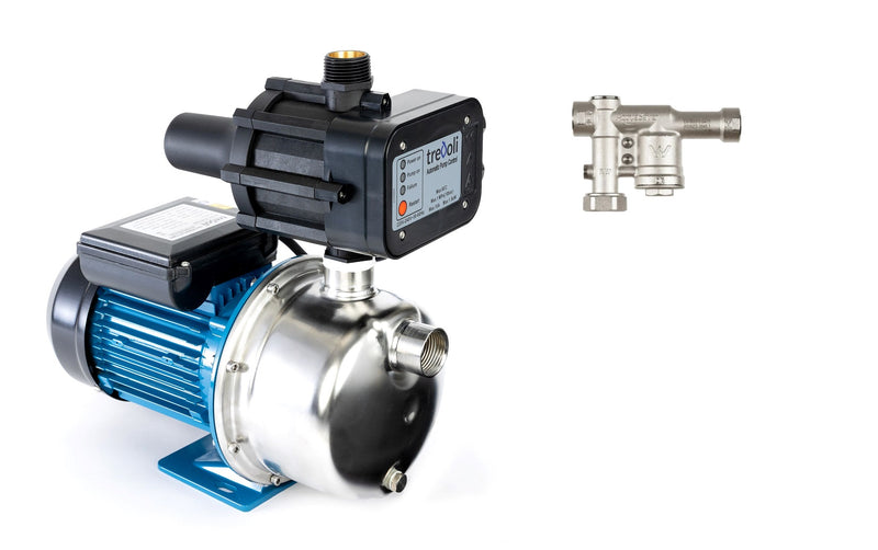 TREVOLI - BJZ100E - Stainless Steel Jet Pump with Acquasaver & PC Multi Controller