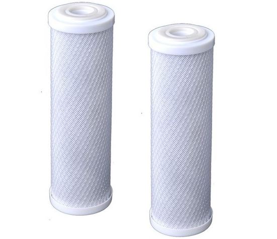10" x 2.5" Standard Activated Carbon Filtration- 5 Micron- Twin Pack