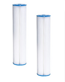 2x 20" TREVOLI - Jumbo Pleated Filter Cartridge -  Twin Pack