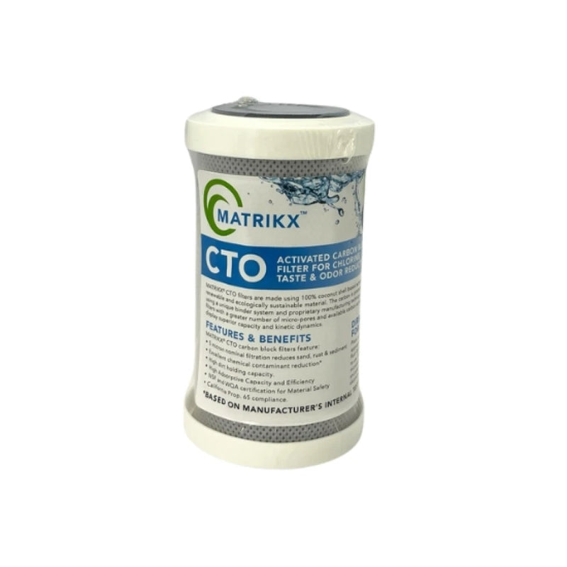 Matrikx  5" CTO Standard Carbon Block Cartridge 5 Micron