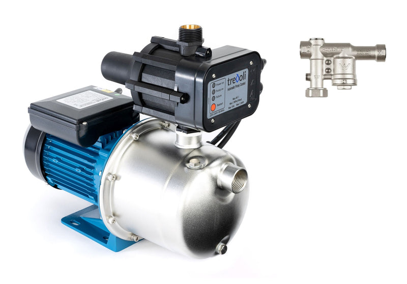 TREVOLI - BJZ150E - Stainless Steel Jet Pump with Acquasaver & PC Multi Controller