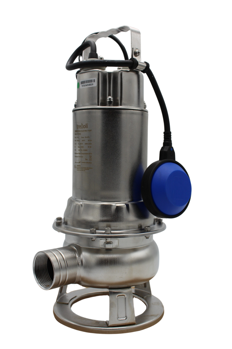 TREVOLI DO100A Stainless Steel Sewage Pump-750w