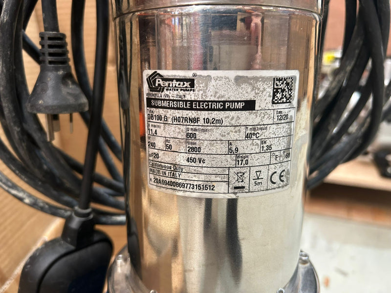 Pentax DB Series - Submersible Pump *Second Hand*