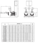 Pentax Boosterset 2 Ultra 18 Series-Stainless Steel Multistage Pumps