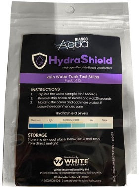 HydraShield Rainwater Tank Test Strips - 10 Pack