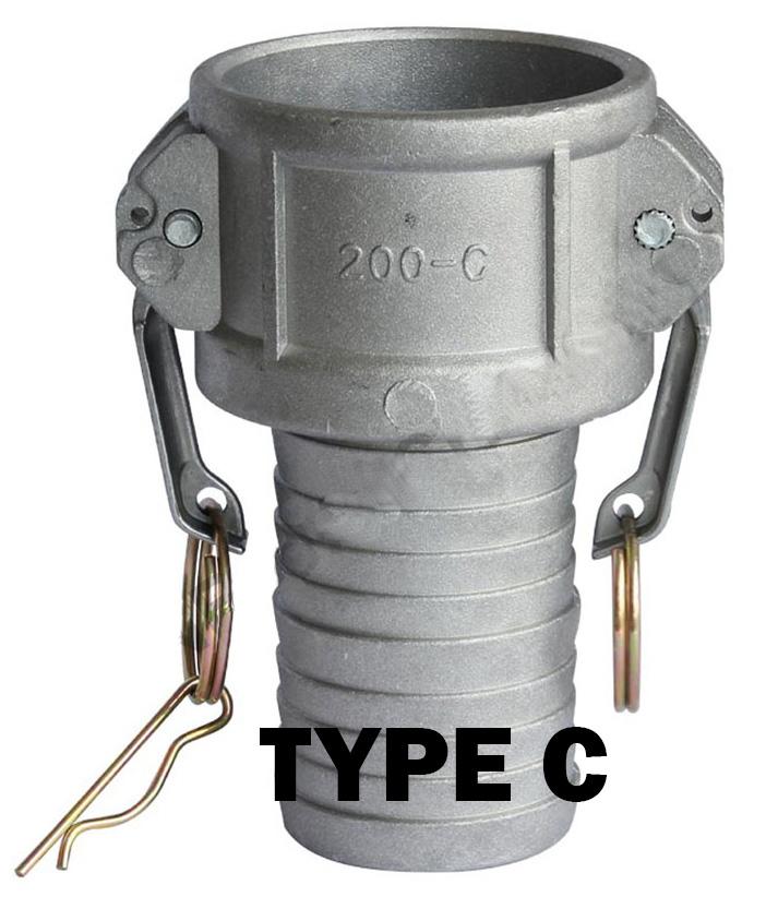 Camlock Hose Tail Coupler Type C 25-75mm